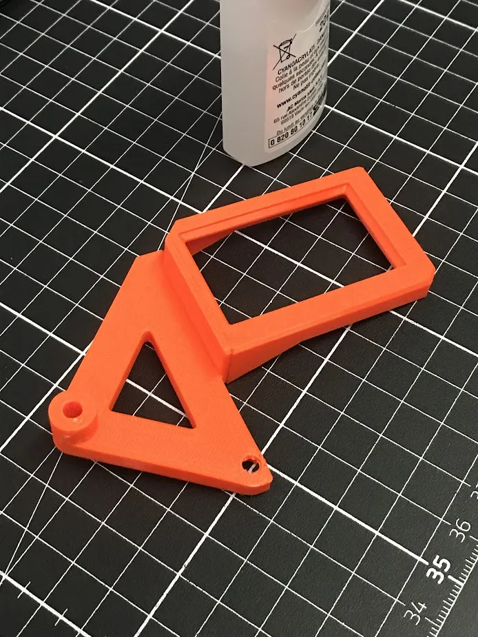 Giá đỡ đồng hồ đo độ ẩm đồng phẳng với khung máy in 3D