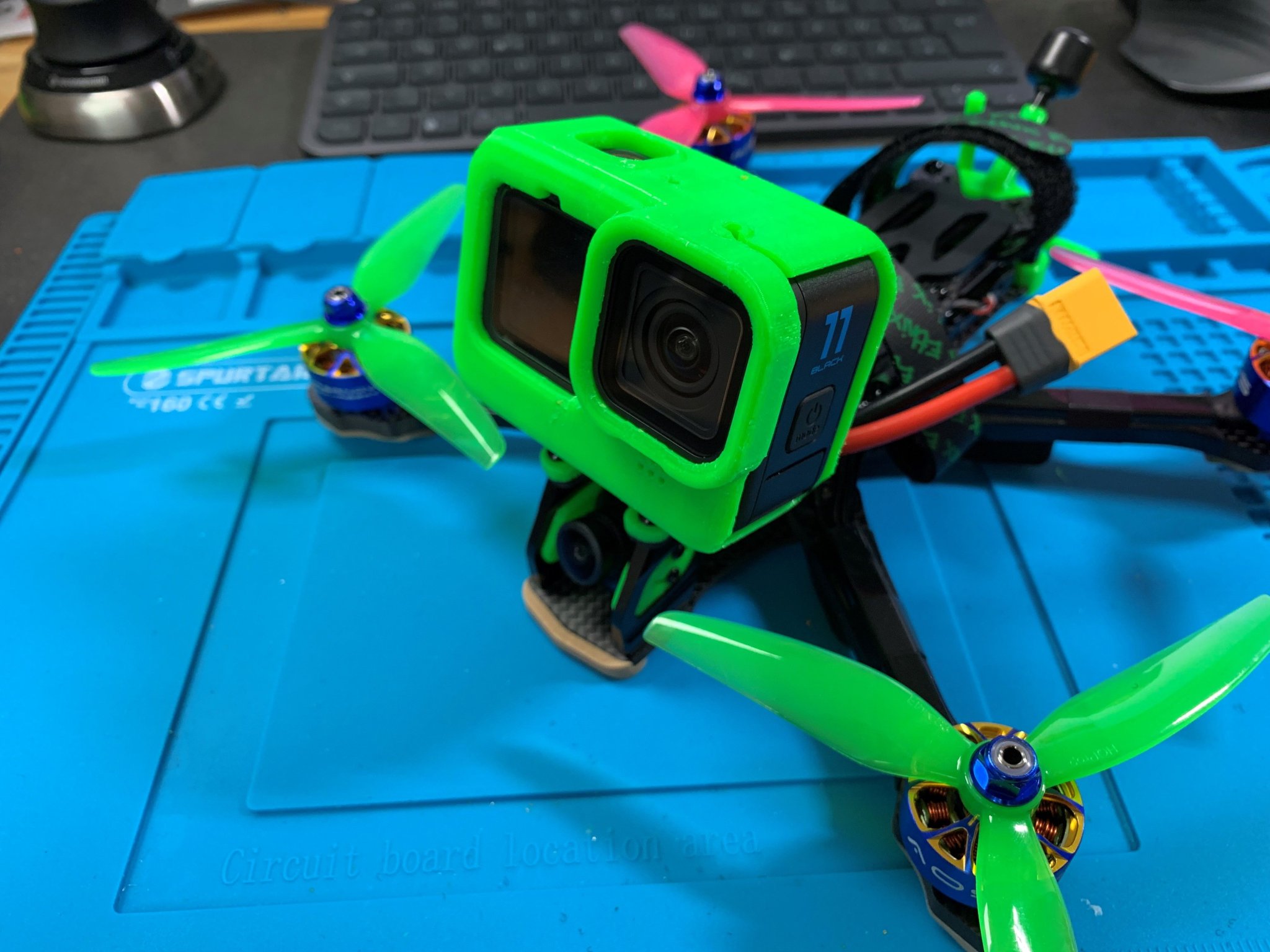 Giá đỡ GoPro cho khung ApexEVO với góc 20°