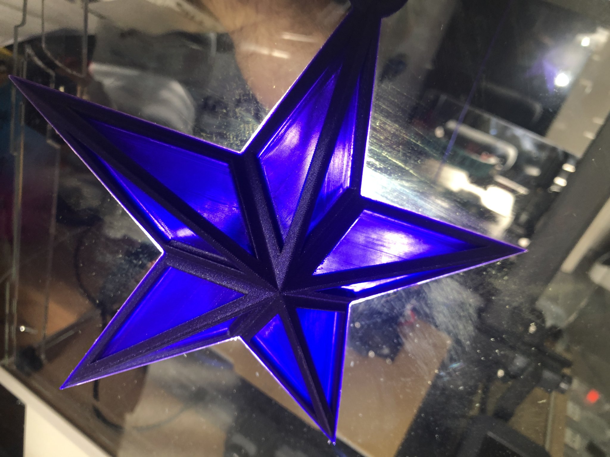 Ngôi sao Giáng sinh 5 cạnh treo trang trí cây thông