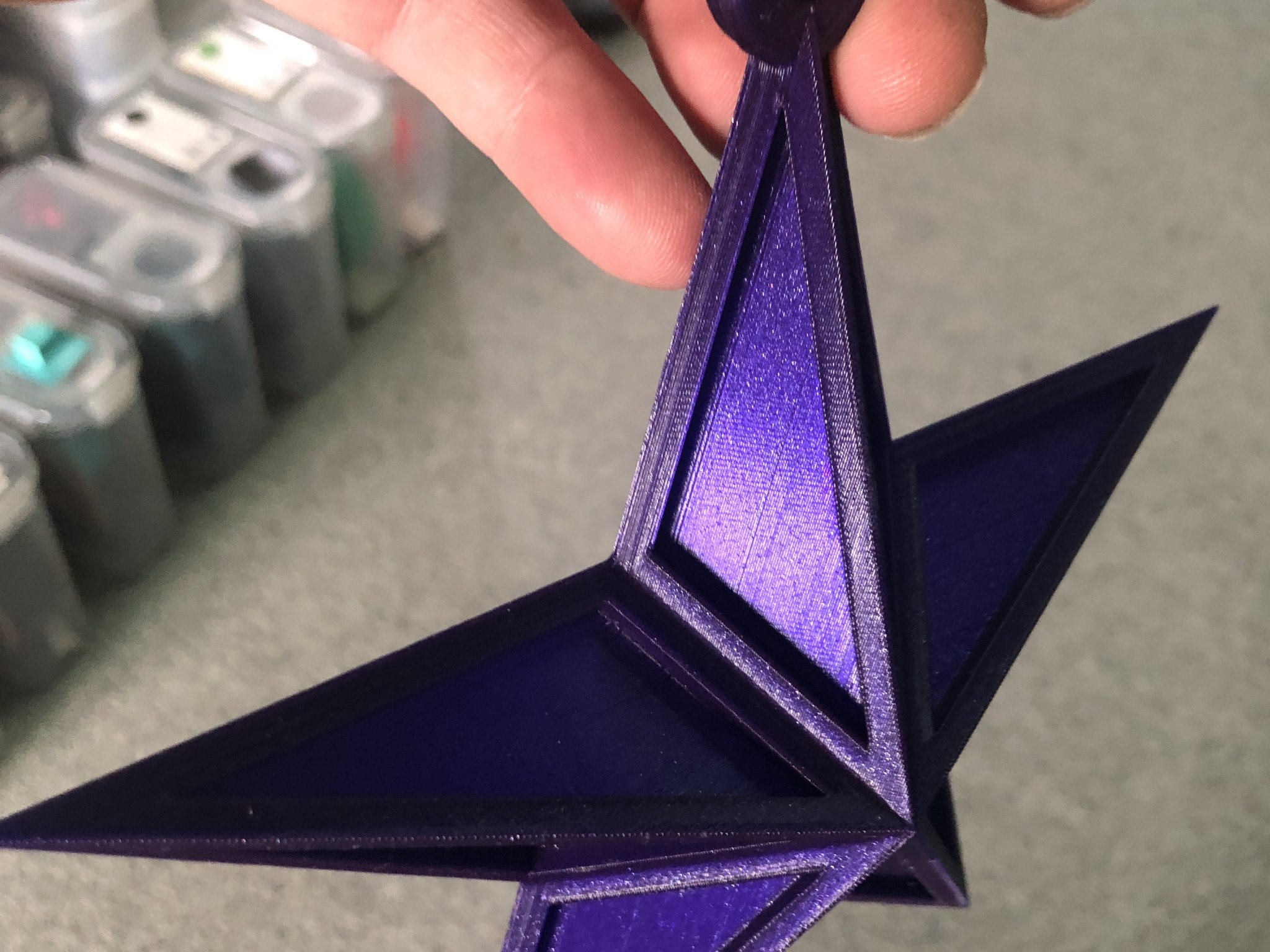 Ngôi sao Giáng sinh 5 cạnh treo trang trí cây thông