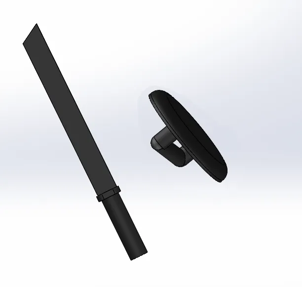 Kiếm và khiên lego đơn giản