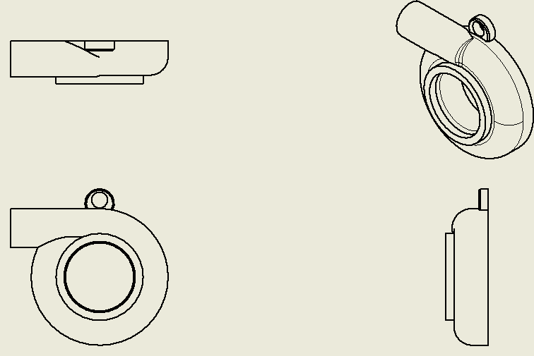 Móc khóa tăng áp Turbo Charger độc đáo