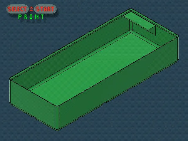 Thùng chứa 5x2x5 Gridfinity cho bàn làm việc