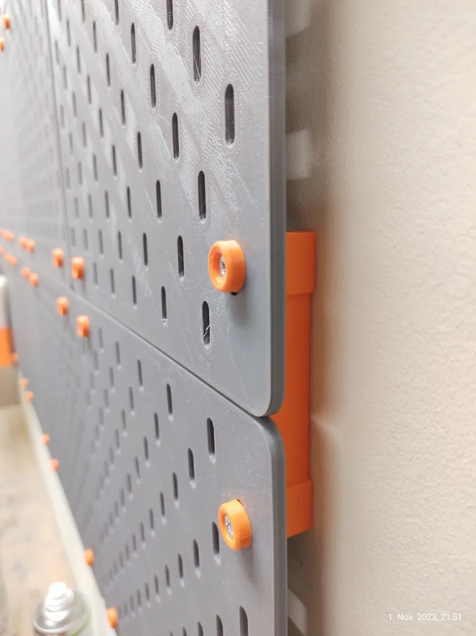 Kết nối dọc cho bảng Skadis kích thước 280x280