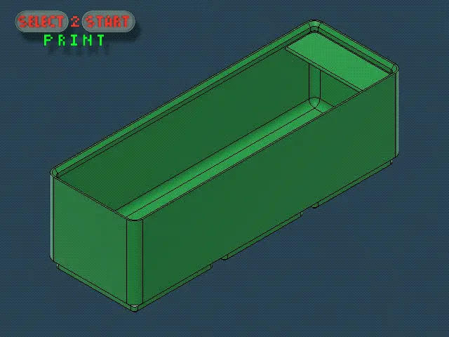 Thùng chứa 3x1x5 cho bàn làm việc Gridfinity