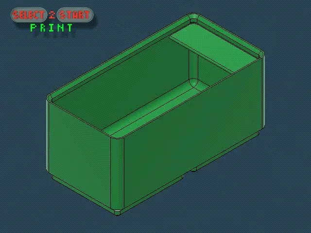 Thùng chứa 2x1x5 Gridfinity cho tổ chức bàn làm việc