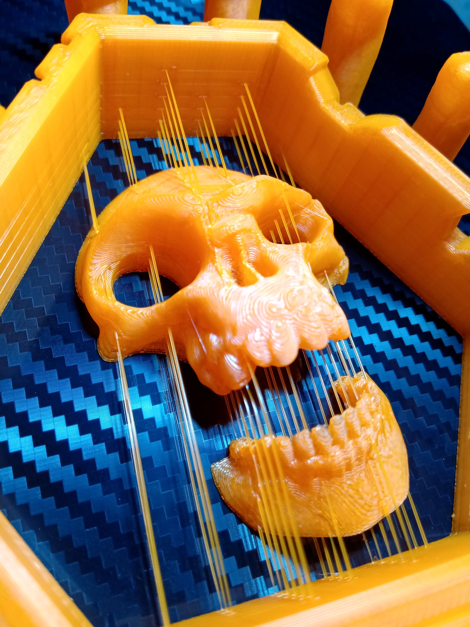 Đầu lâu treo nghệ thuật với chi tiết tinh xảo