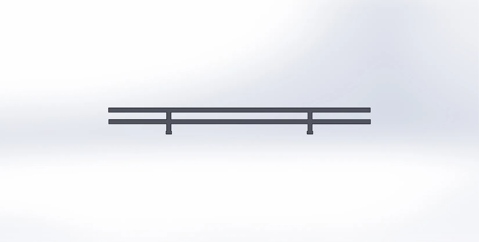 Hàng rào dễ in cho mô hình đường sắt TT