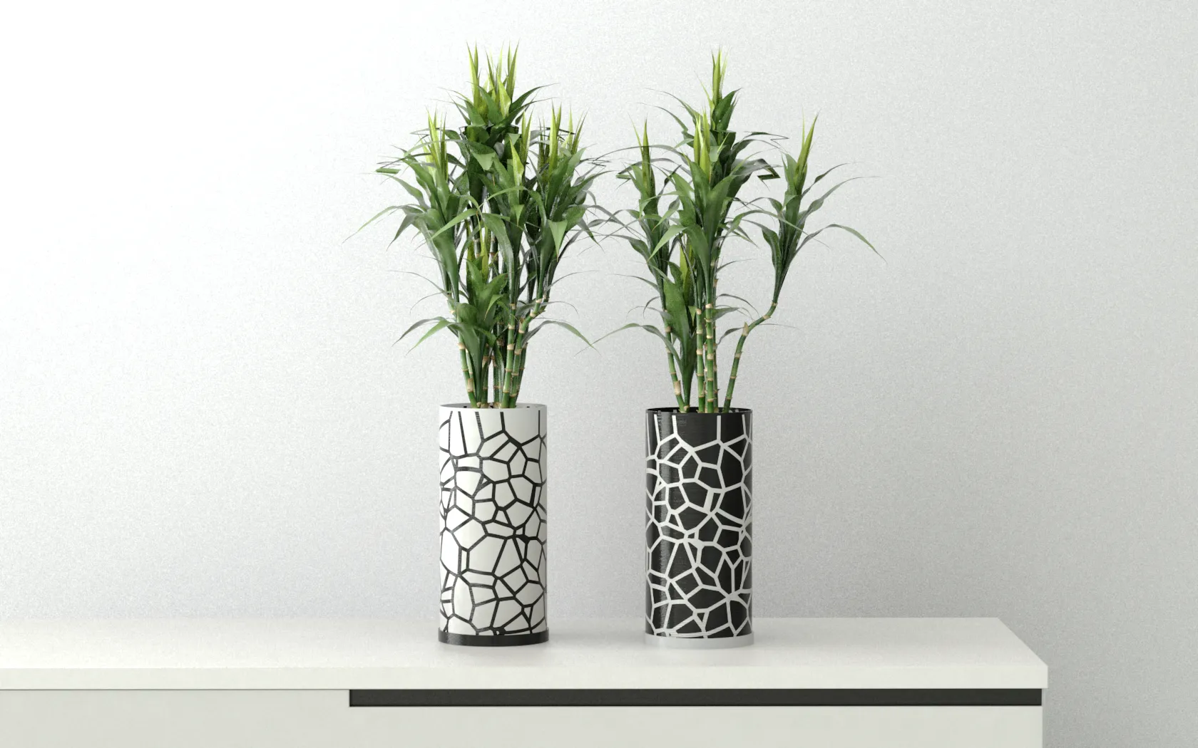 Đèn bàn hình bình hoa đa năng để bút