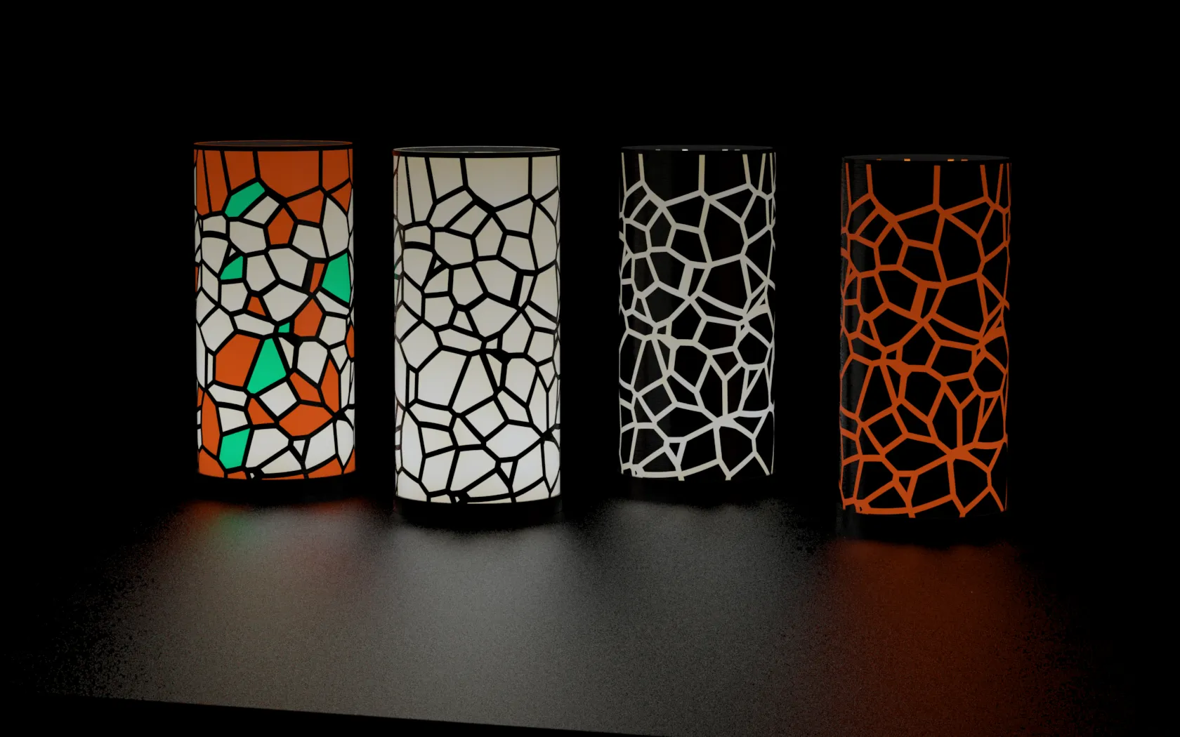 Đèn bàn hình bình hoa đa năng để bút