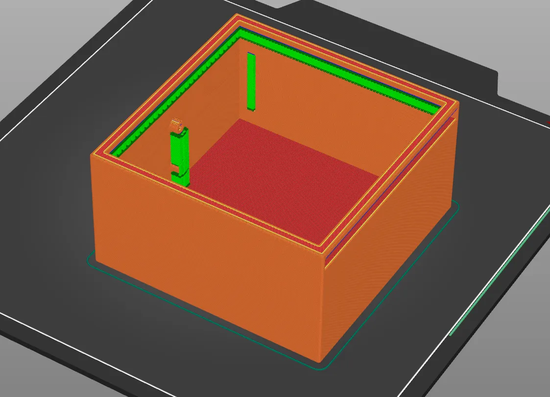 Hộp đèn litophane cho 1-2 tranh lithography 100mm x 100mm x 5mm