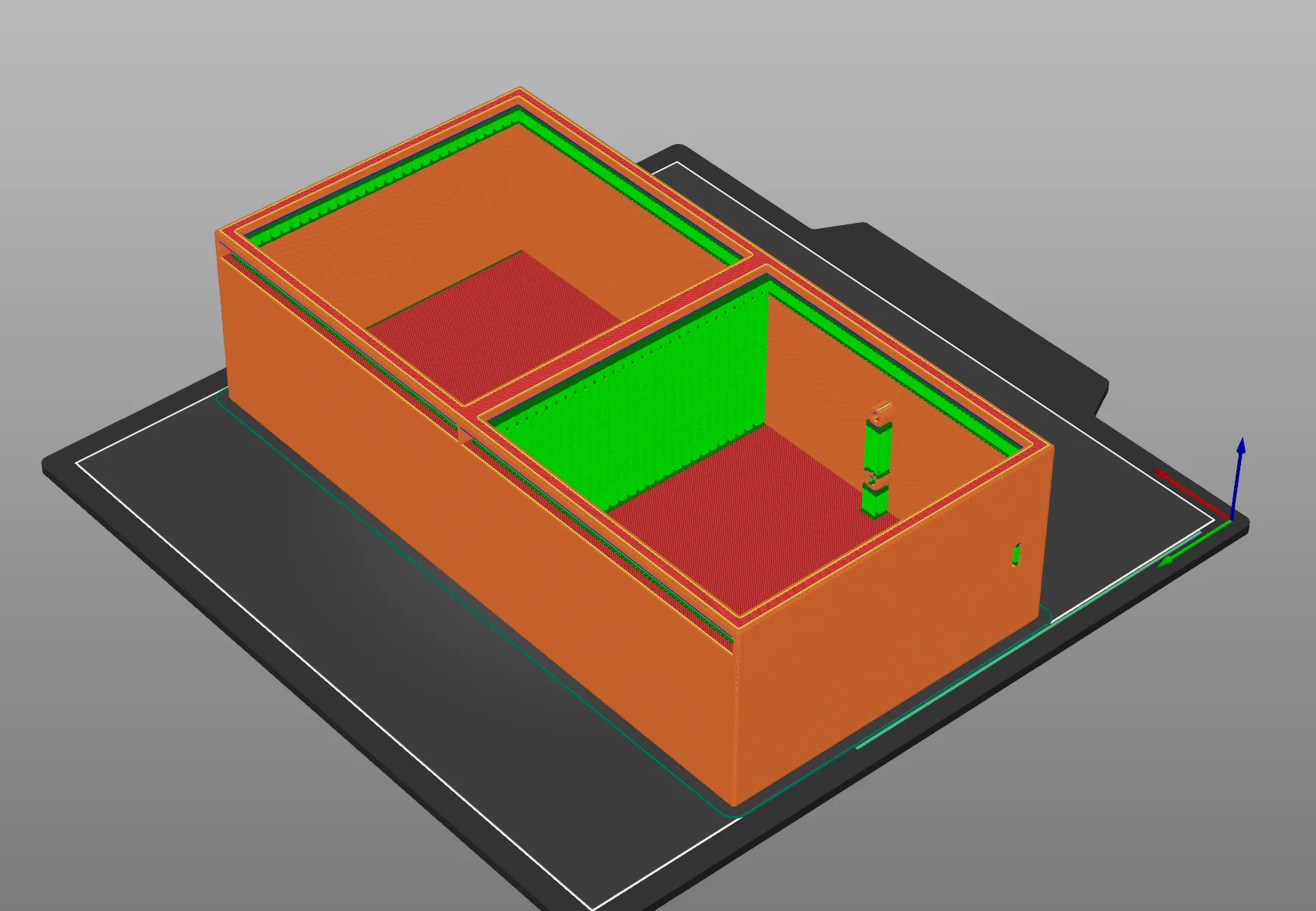 Hộp đèn litophane cho 1-2 tranh lithography 100mm x 100mm x 5mm