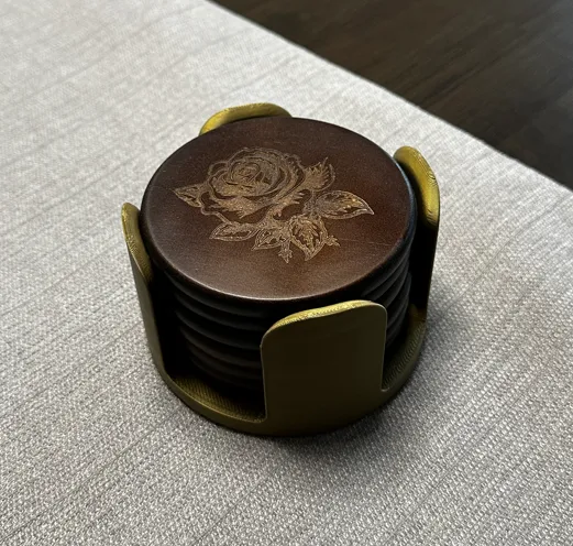 Giá đỡ lót ly hình tròn 4 inch cho 6 chiếc