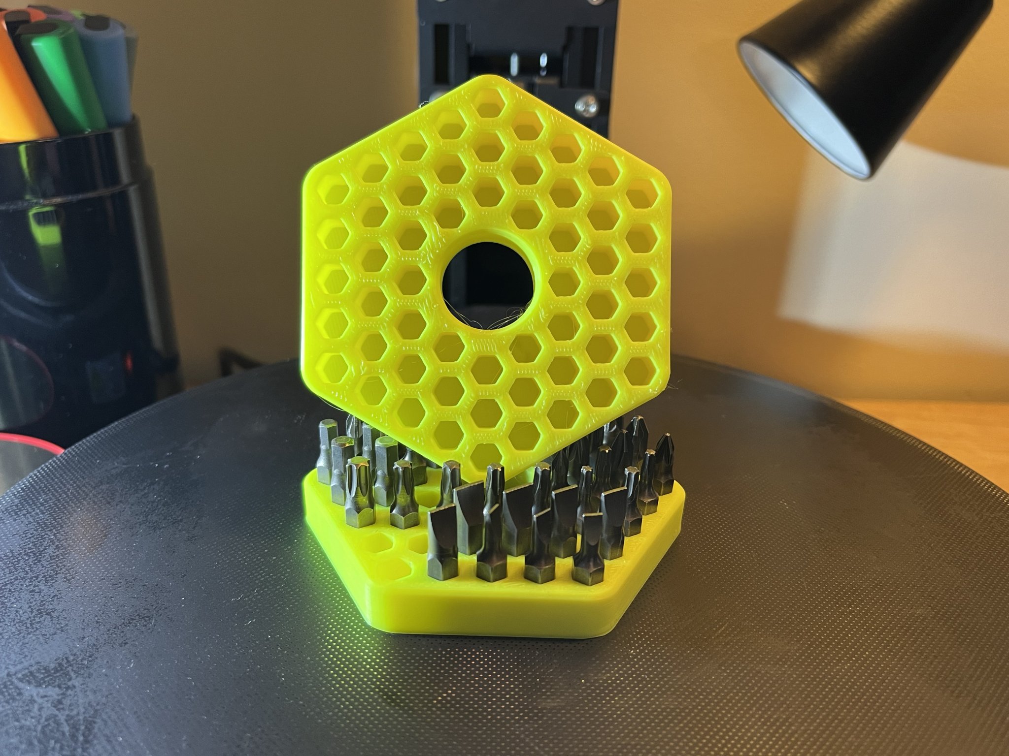 Hộp chứa 54 đầu vít tua vít dễ in