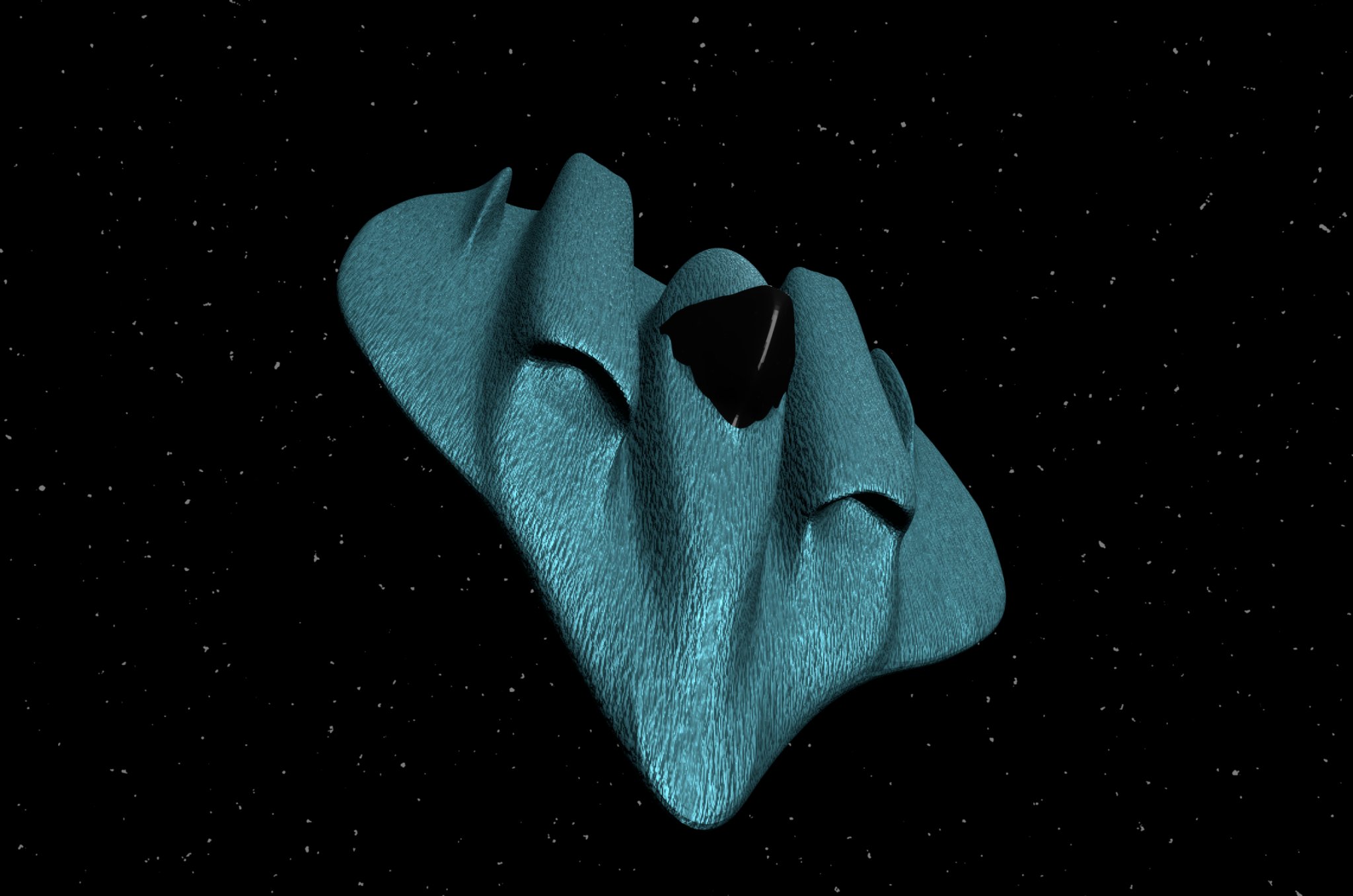 Tàu vũ trụ Interceptor thiết kế độc đáo từ Blender