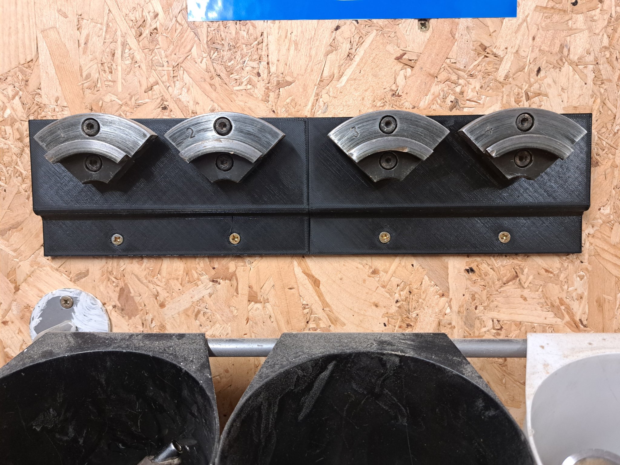 Giá đỡ cho hàm kẹp máy tiện gỗ treo tường