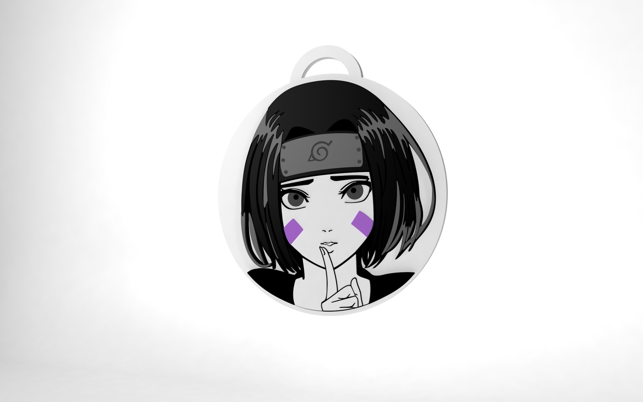 Rin Nohara - Huy hiệu ba lô nhân vật anime