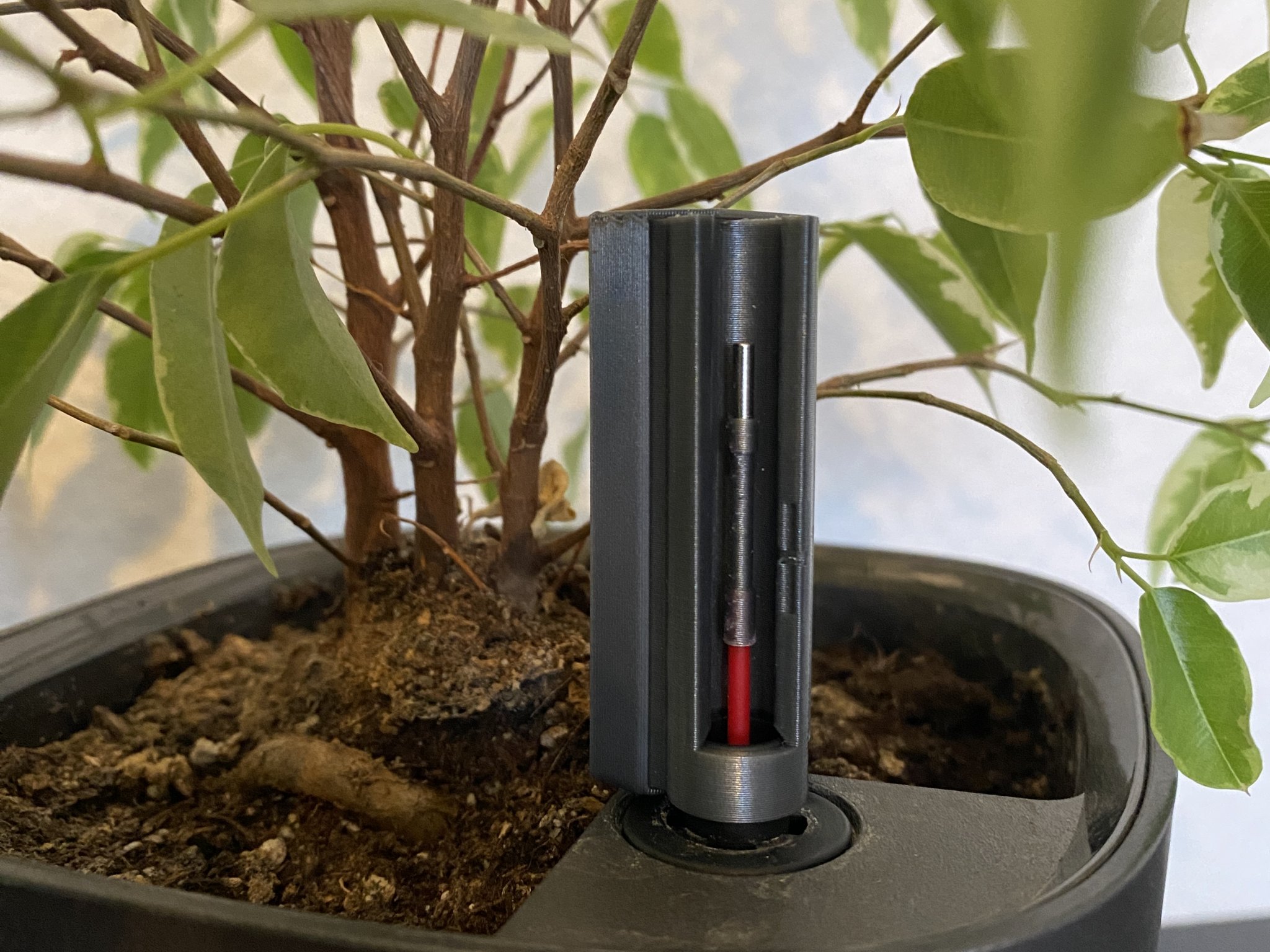 Nhắc nhở tưới nước Lechuza với cảm biến cửa Aqara