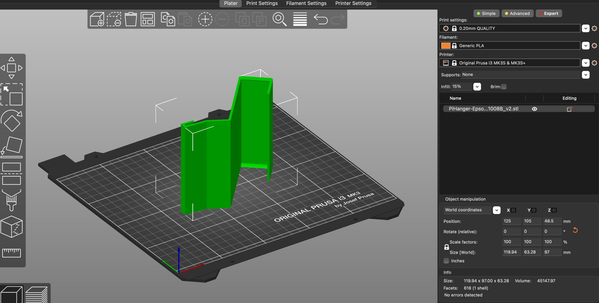 Giá đỡ vỏ Raspberry Pi 3 cho máy chiếu Epson EB-PU1008B