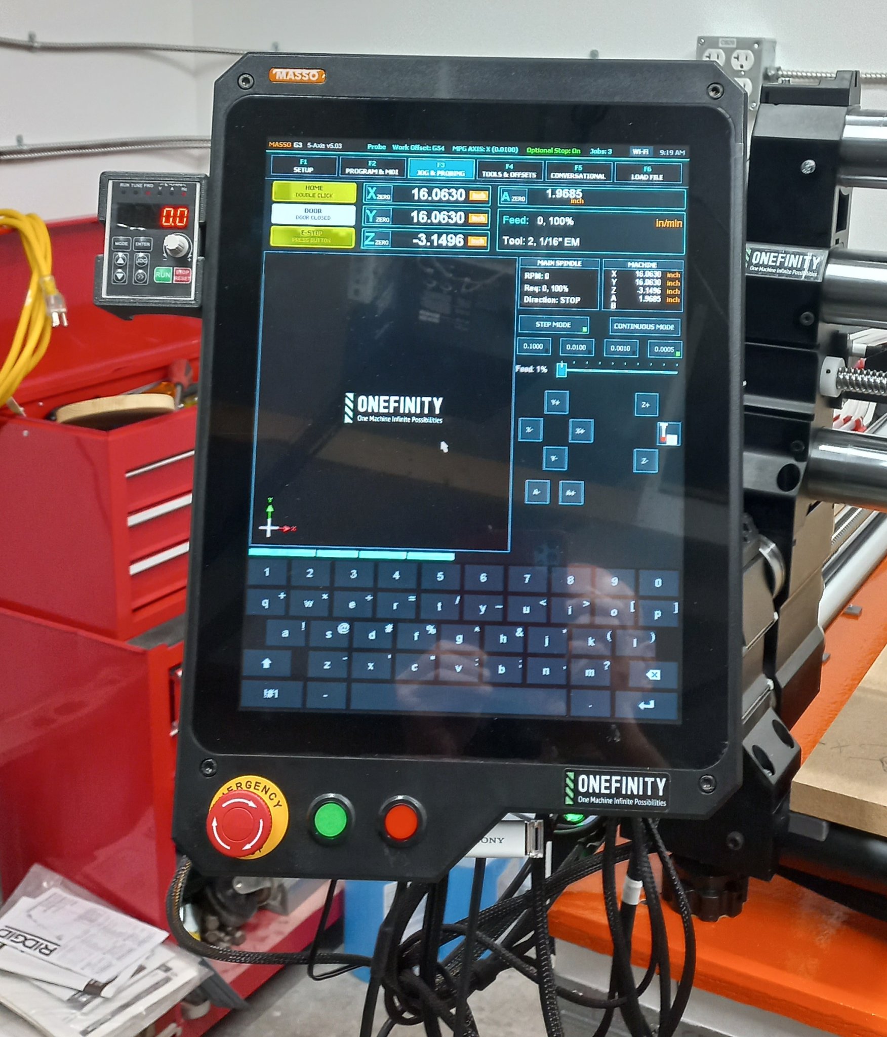 Giá đỡ bàn phím VFD cho bộ điều khiển Masso