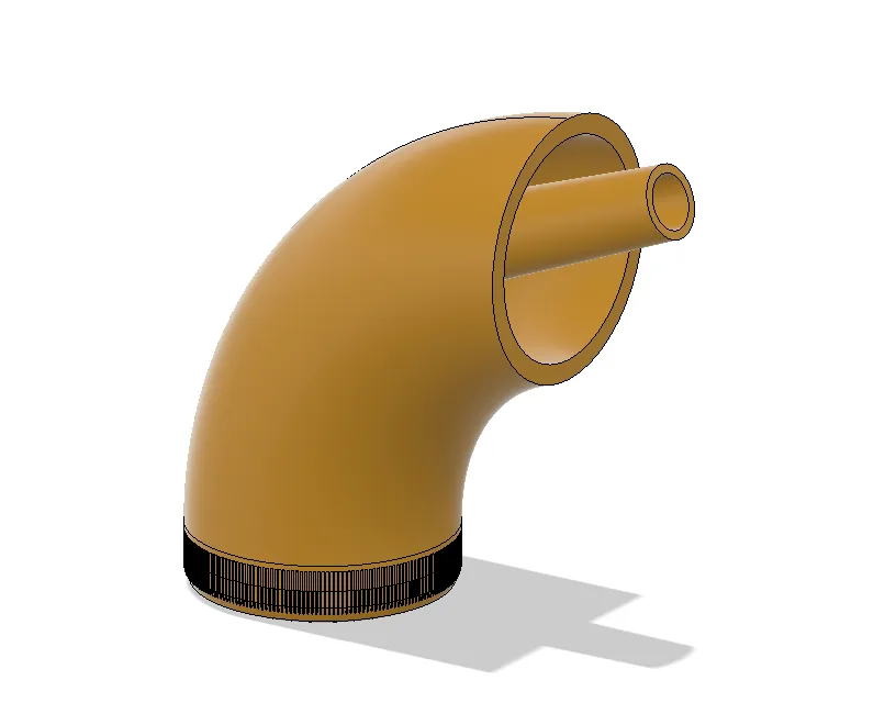 Mouthpiece tuba 90 độ Alcon 23 kiểu macaroni