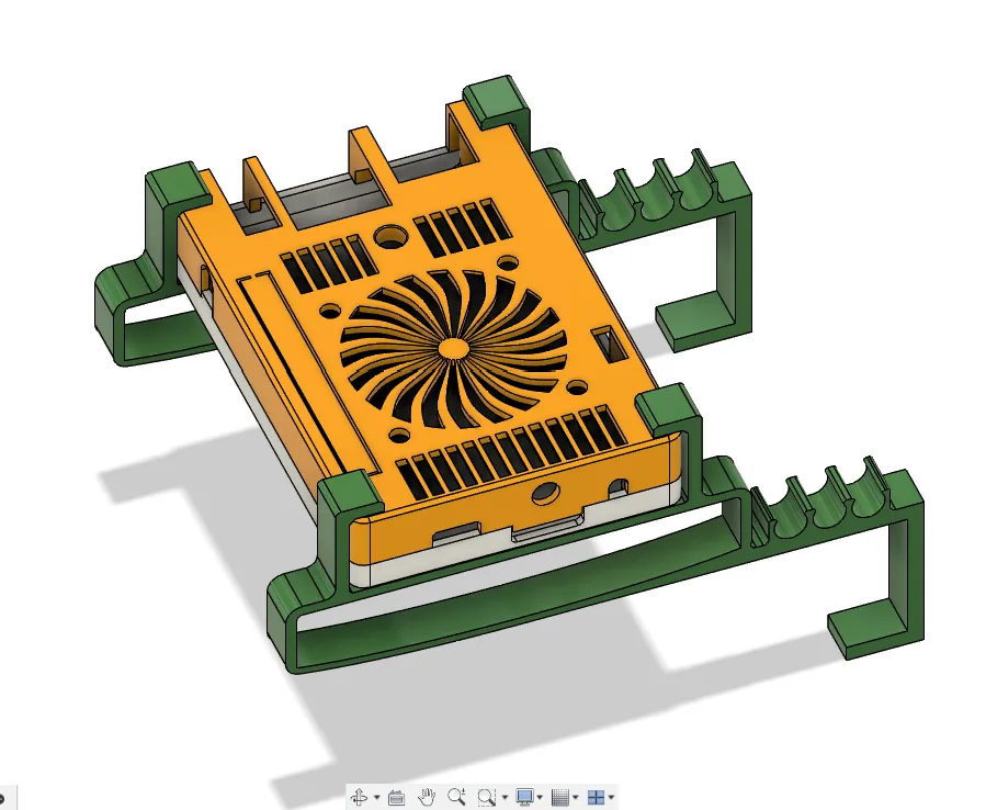 Hộp và giá đỡ cho NAS sử dụng Orange Pi và HD Toshiba 2TB