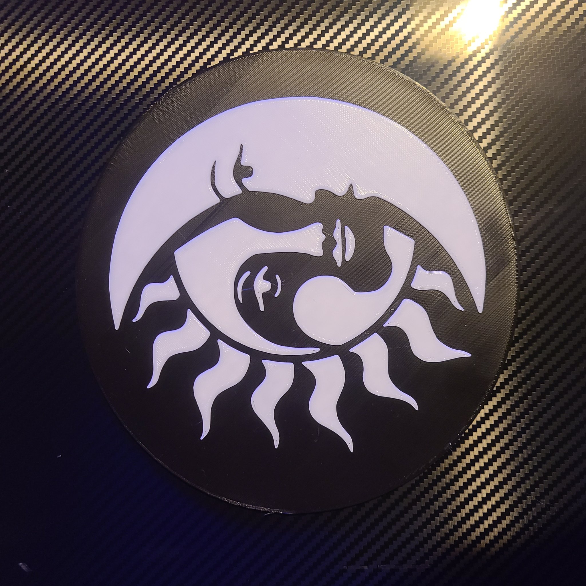 Biểu tượng bóng đổ mặt trời và mặt trăng