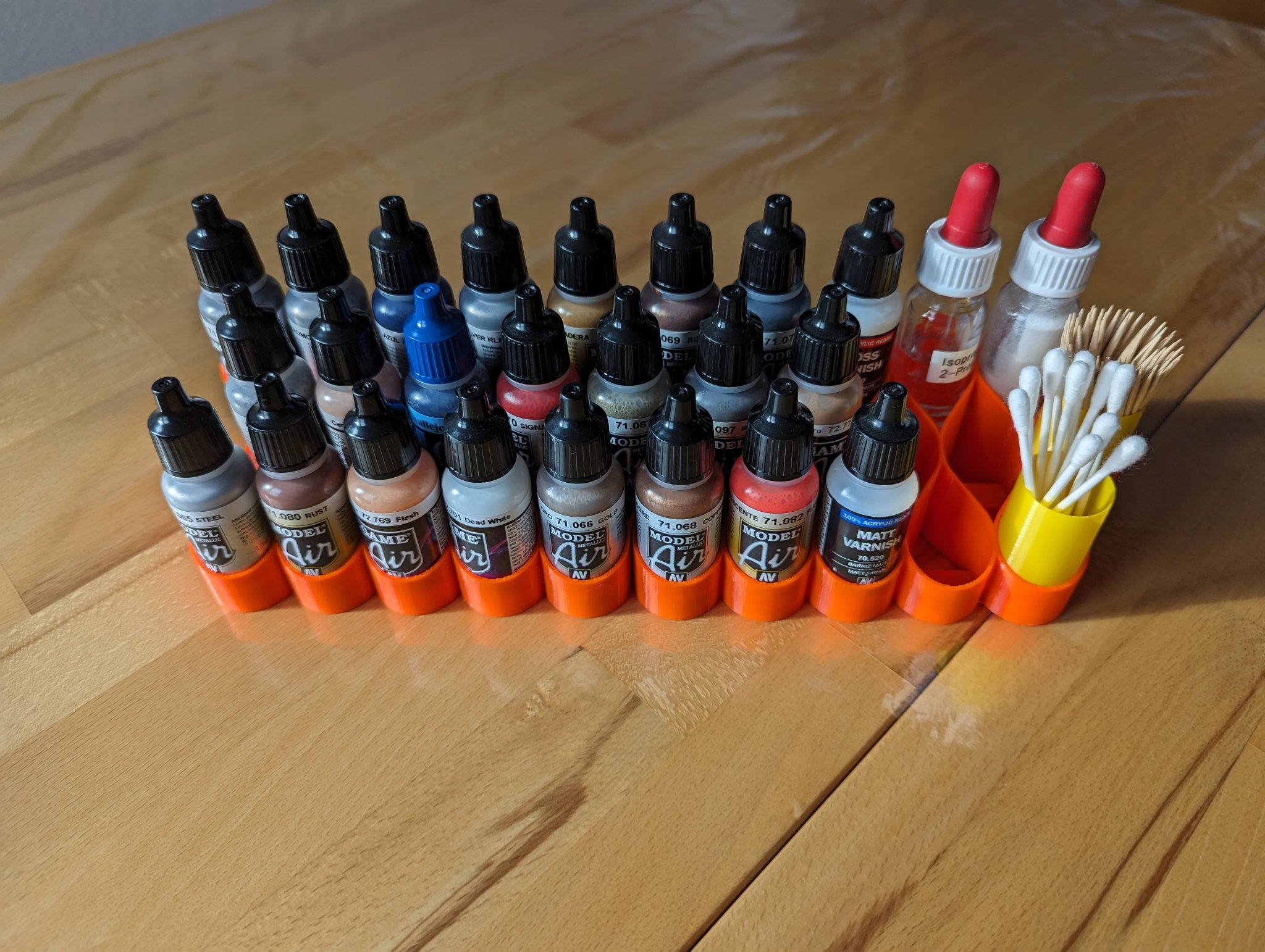 Giá đỡ sơn xếp chồng cho chai 25mm