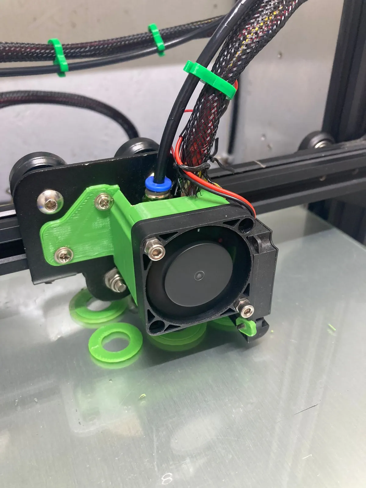 Bộ che quạt và bảo vệ quạt cho Ender 3 PRO