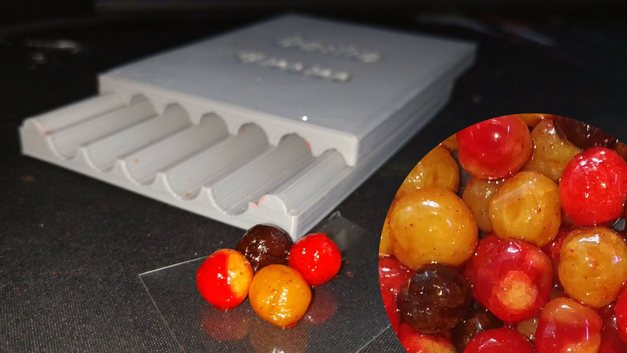 Biên dạng cuộn mini boilies 9mm