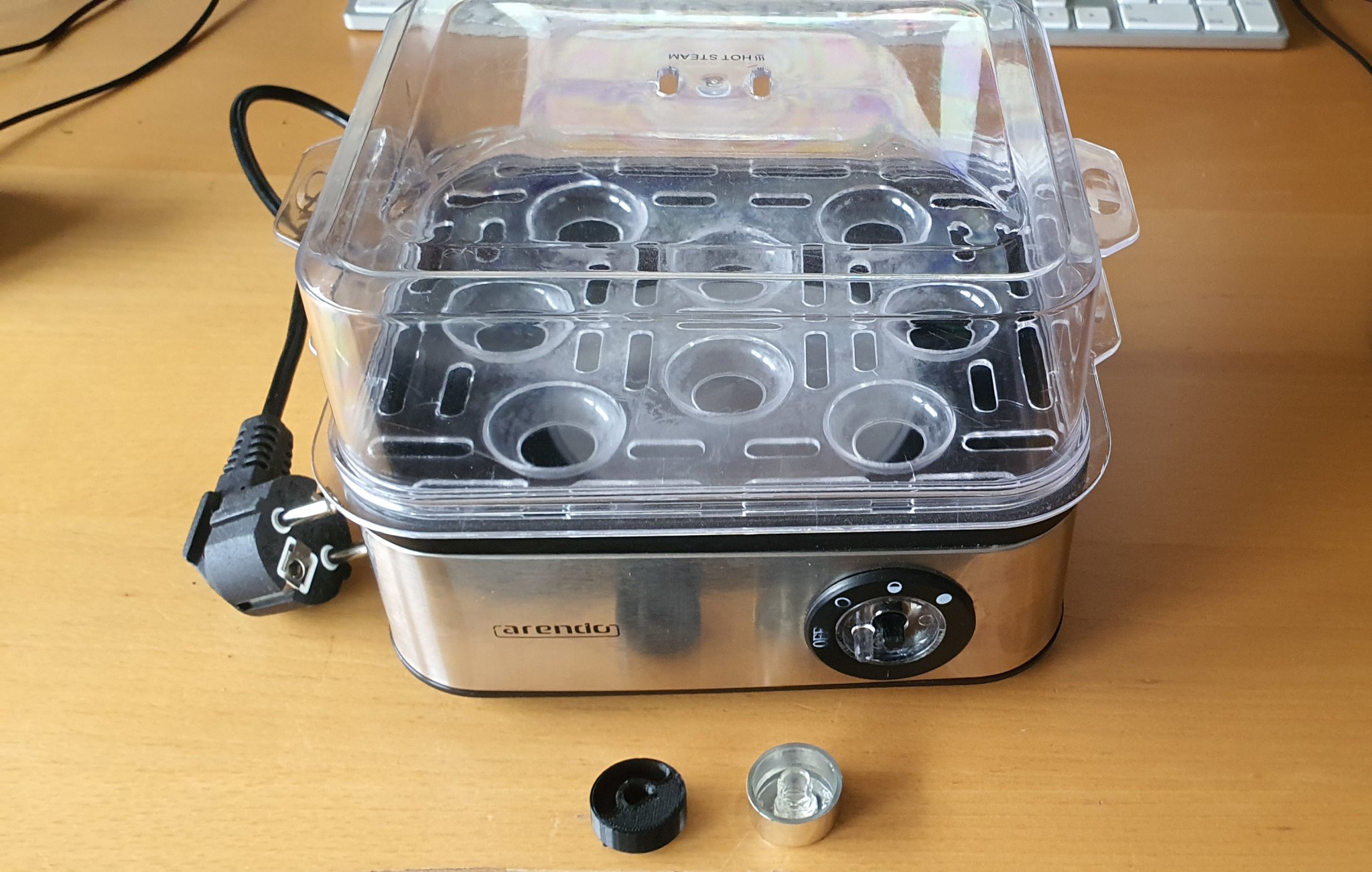 Núm xoay thay thế cho máy làm trứng ARENDO