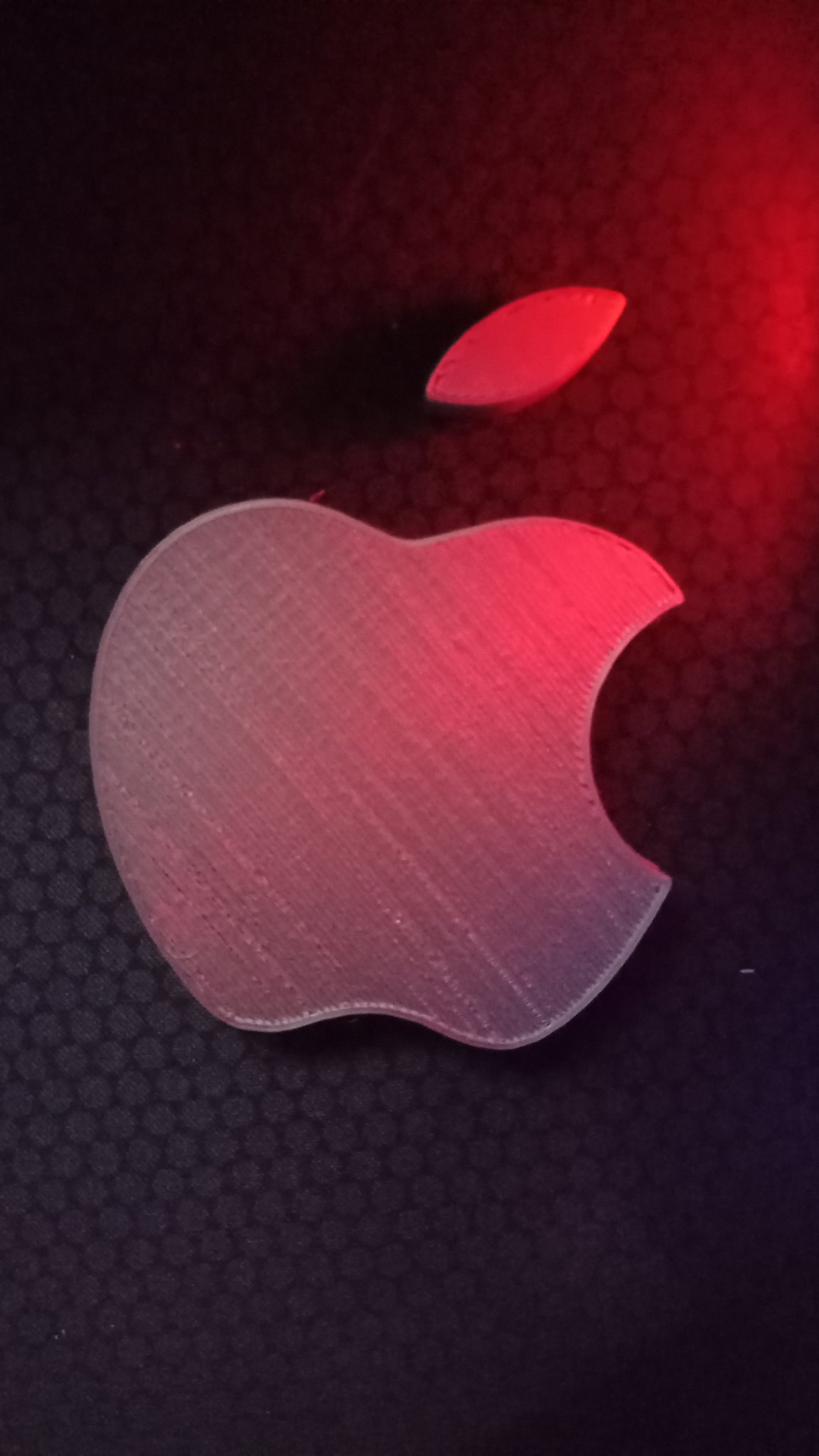 Biểu tượng táo Apple thiết kế 3D độc đáo và sáng tạo