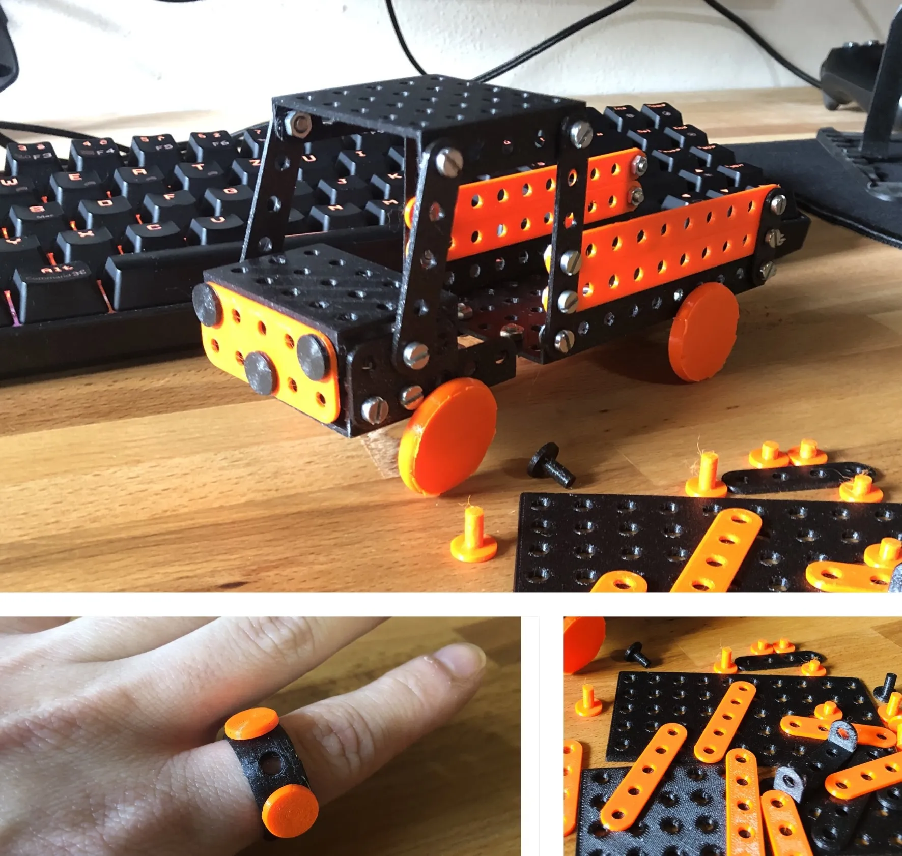 Bộ lắp ráp mô hình nhựa Merkur với ốc vít M3