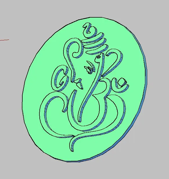 Mặt dây chuyền Ganesh với thiết kế tinh xảo