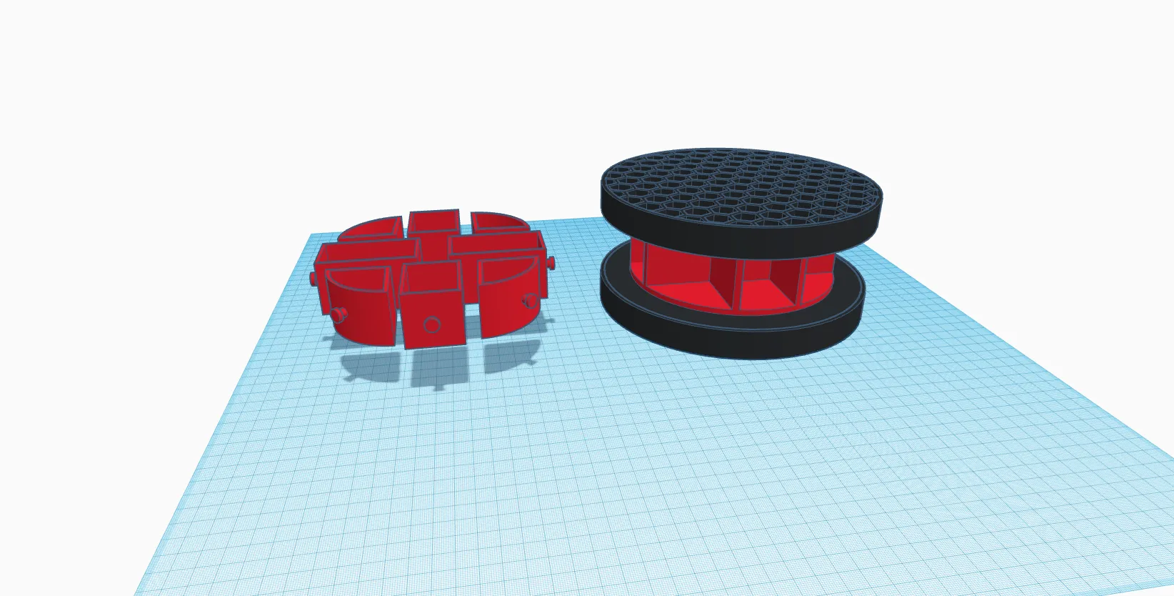 Giá đỡ thiết bị Prusameters với ngăn kéo và bảng màu