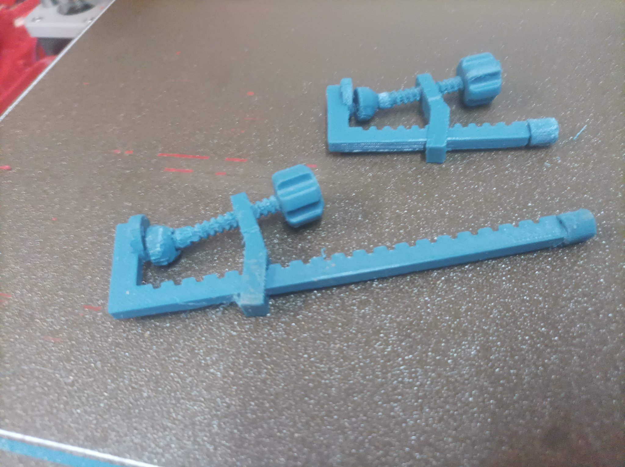 Kẹp vít mini cho mô hình 3D, bộ 2 chiếc ngắn và dài