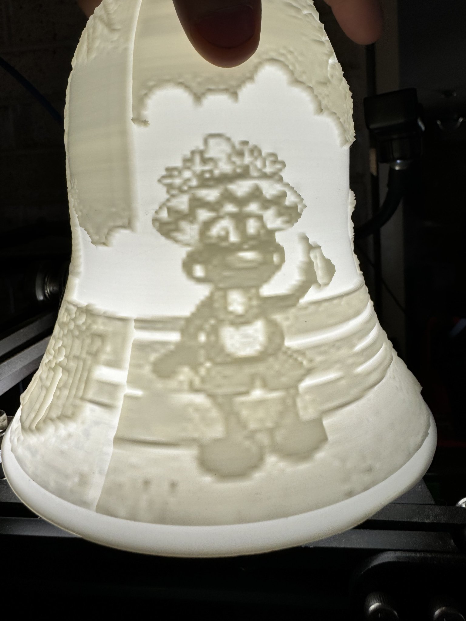 Chuông lithophane Giáng sinh Úc