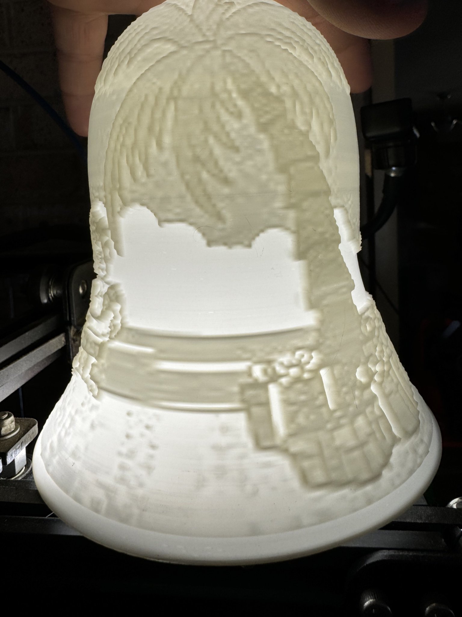 Chuông lithophane Giáng sinh Úc