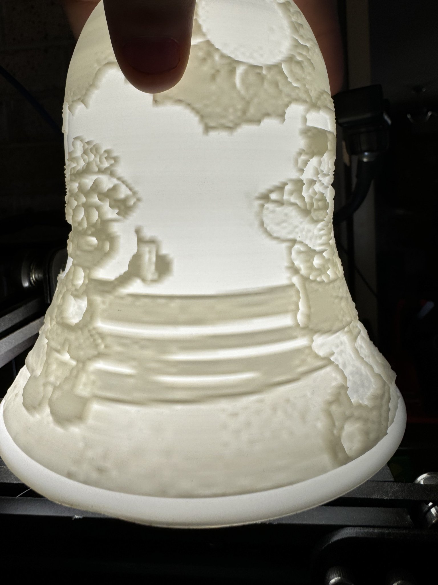 Chuông lithophane Giáng sinh Úc