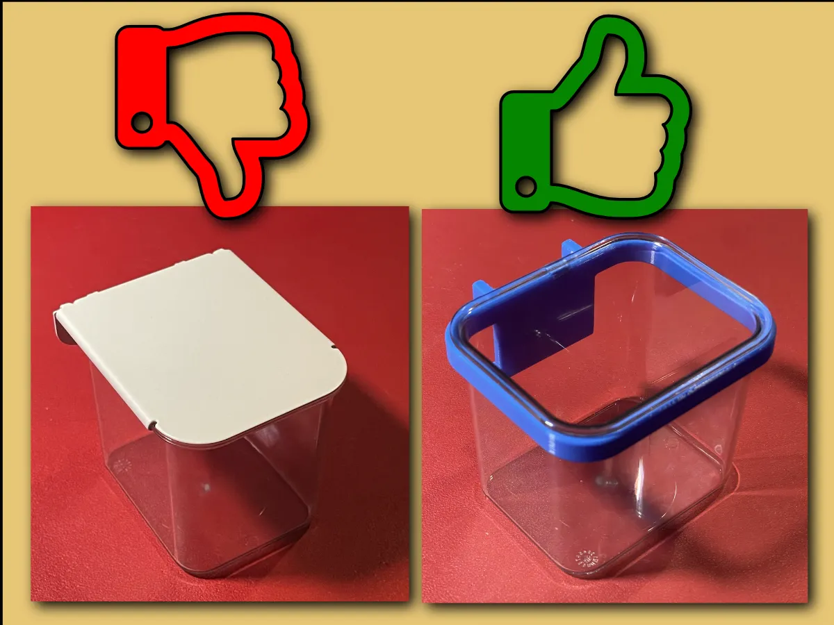 Giá đỡ thay thế cho hộp SKÅDIS "Có nắp