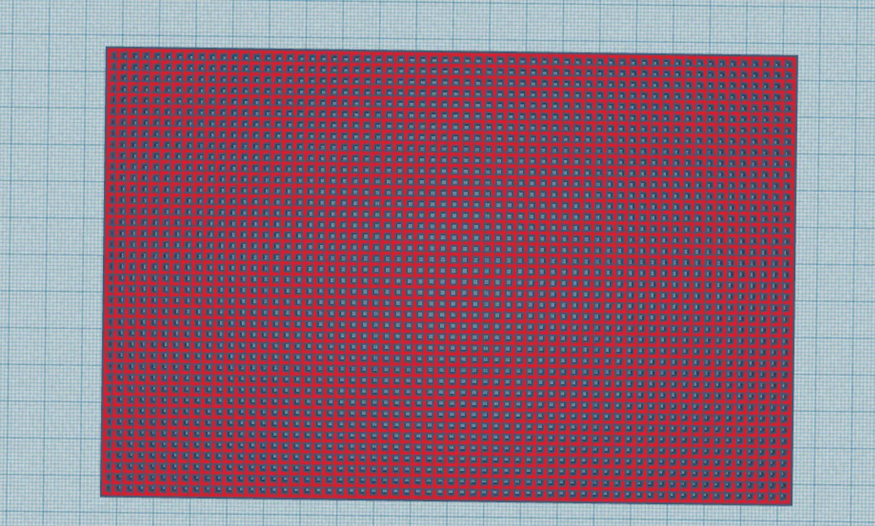 Mặt nạ mắt mesh với kích thước 121mm x 186.5mm