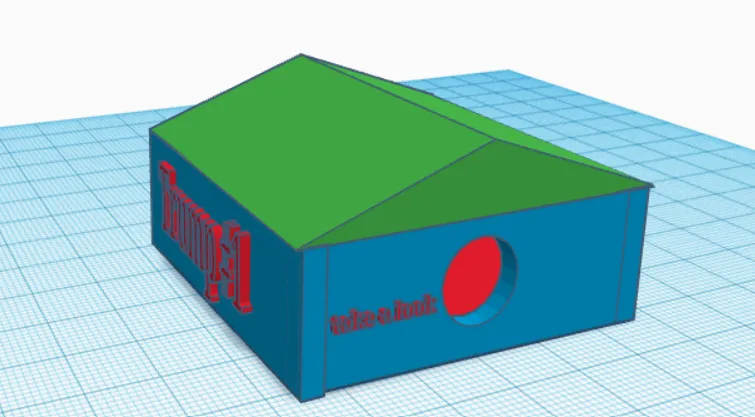 Nhà với nội thất thú vị bên trong