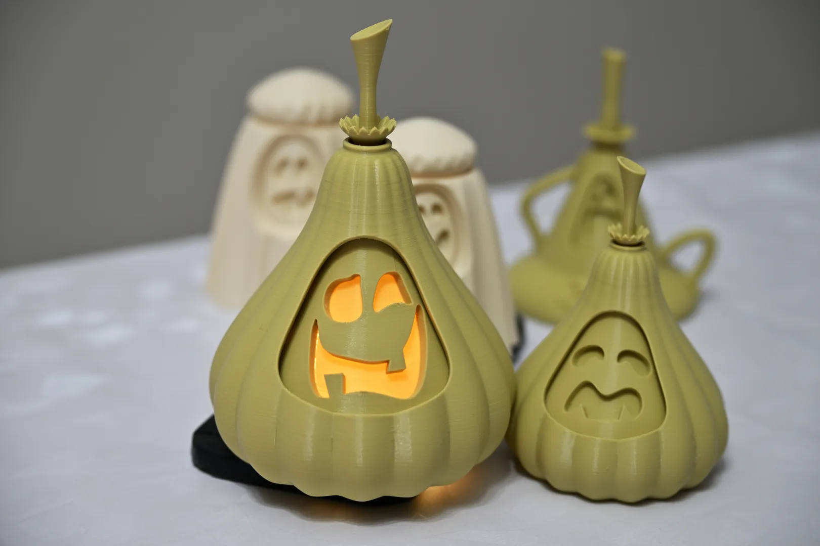 Quả bí đa diện cho đèn tea light