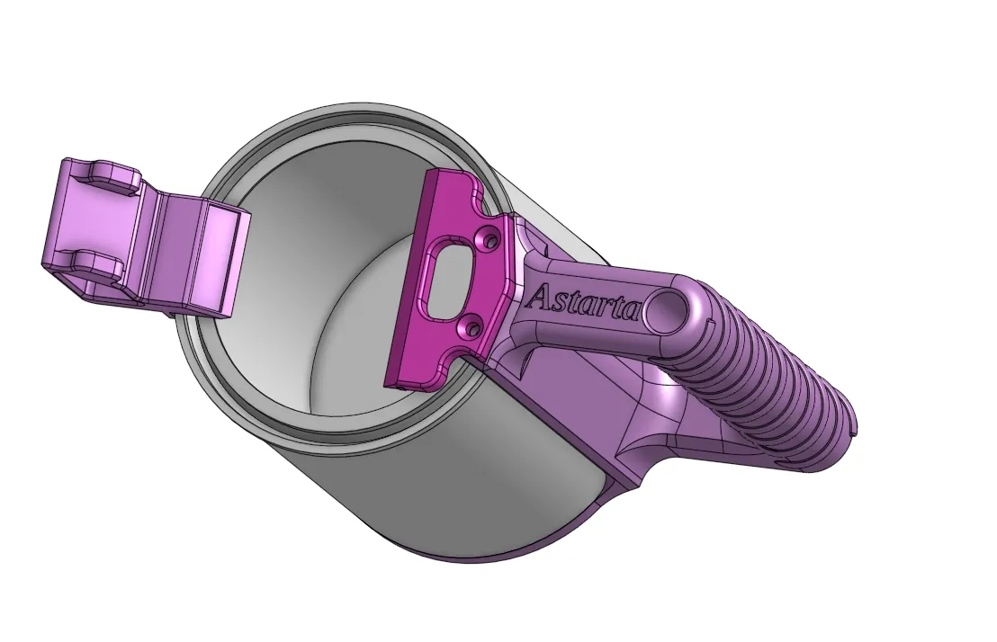 Giá đỡ cho hộp sơn 0,6 lít và cọ vẽ