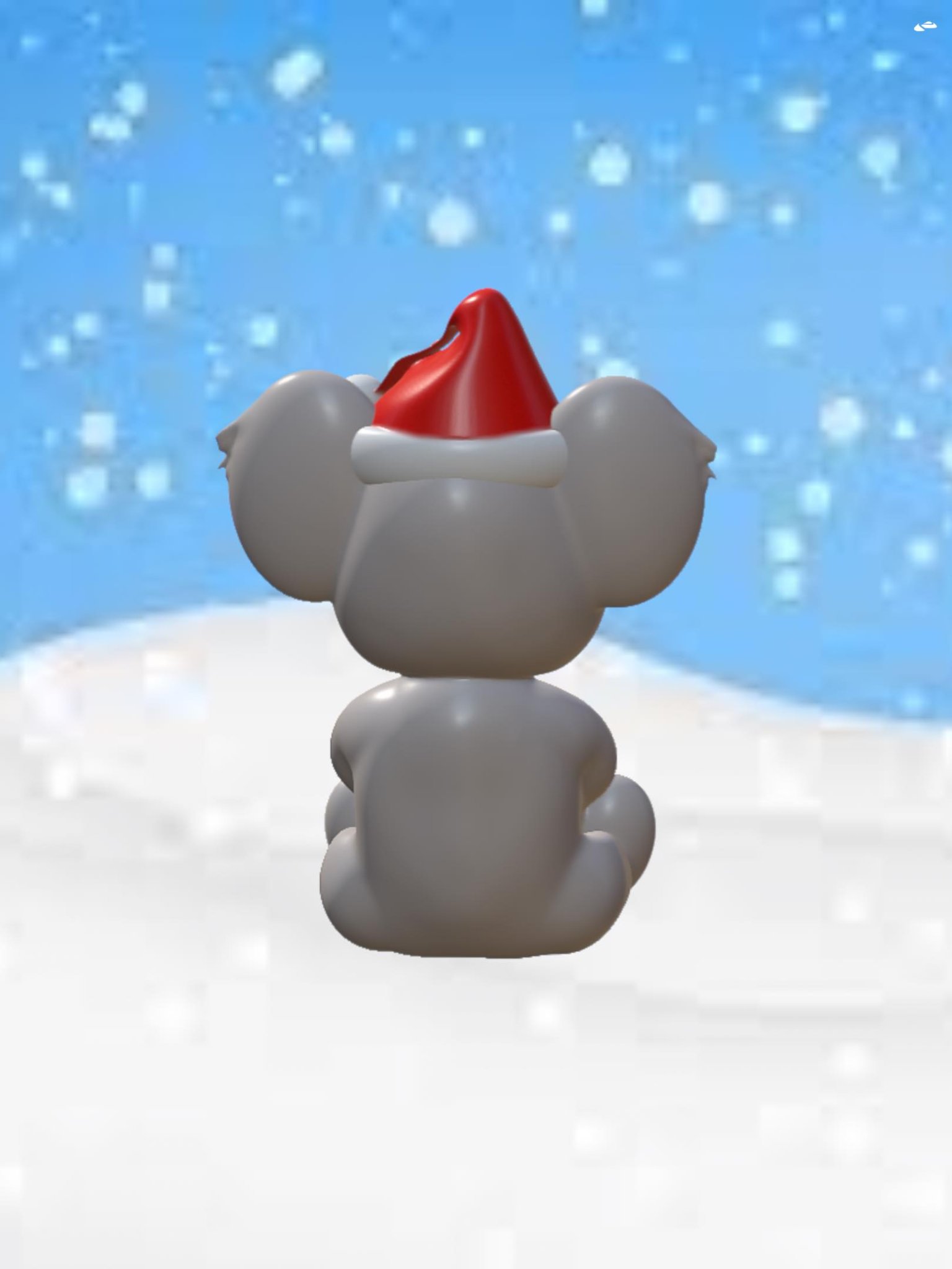 Gấu túi Kola Giáng Sinh Úc đội mũ Santa