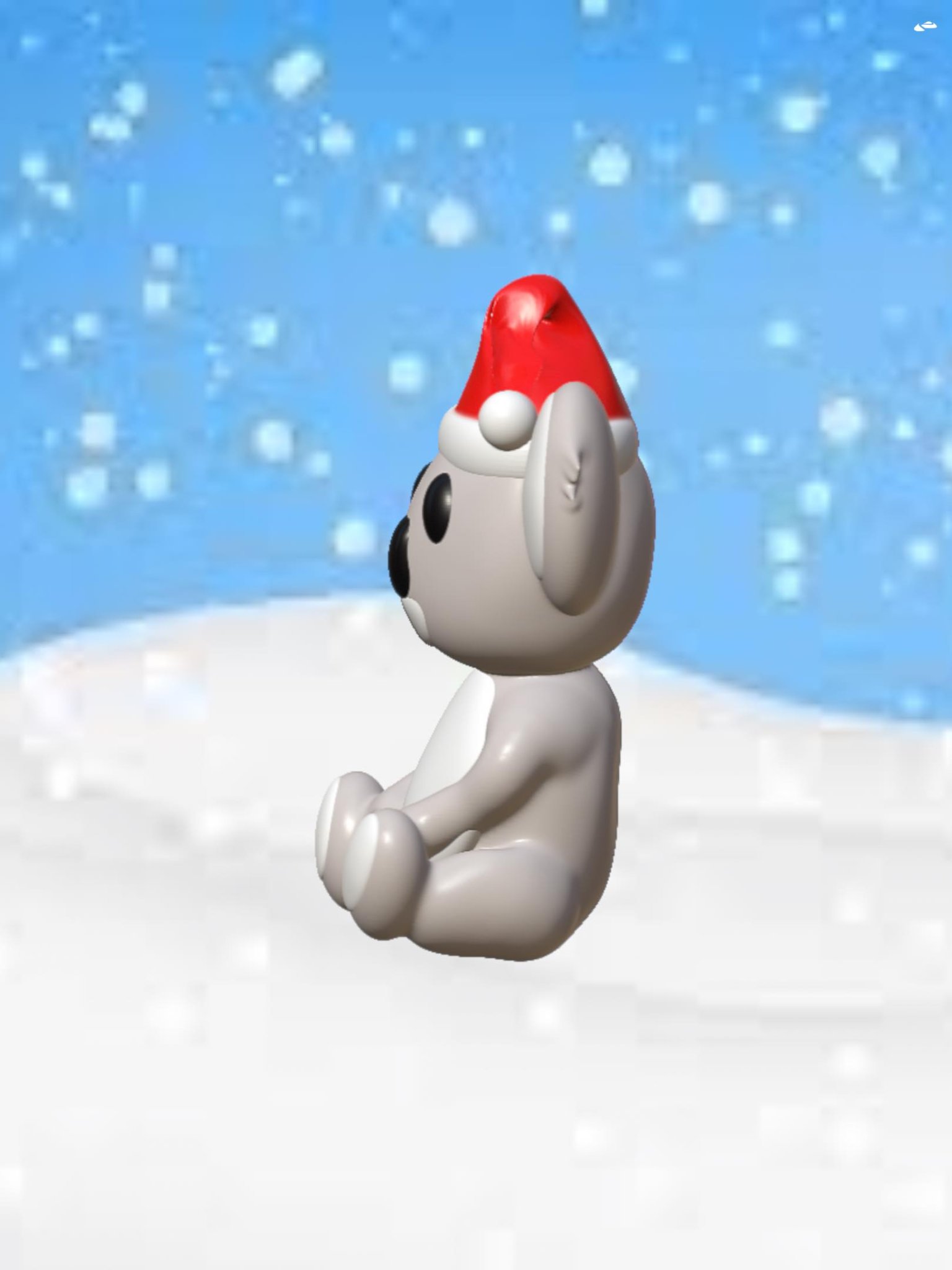 Gấu túi Kola Giáng Sinh Úc đội mũ Santa