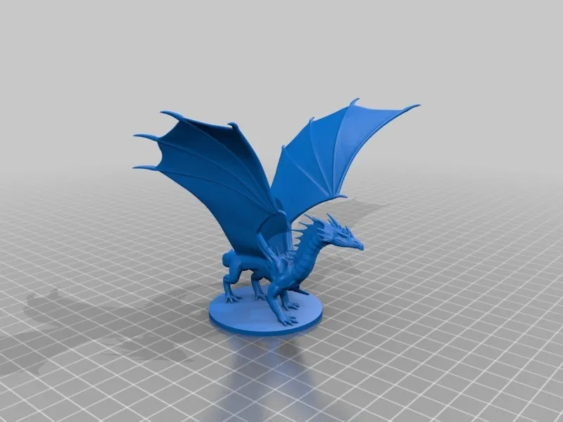 Rồng Đêm in 3D với hỗ trợ