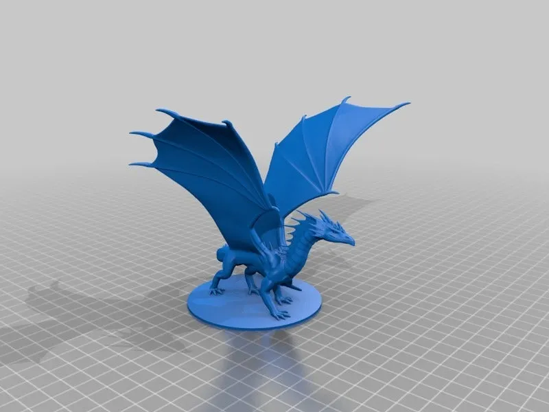 Rồng Đêm in 3D với hỗ trợ