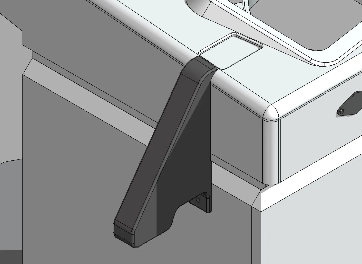 Ramp gác tay cho Airbus A320 - Bên ghế cơ trưởng