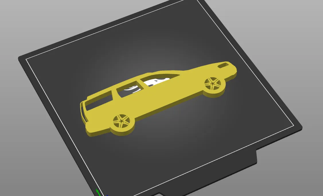 Mô hình Volvo XC70 treo tường độc đáo